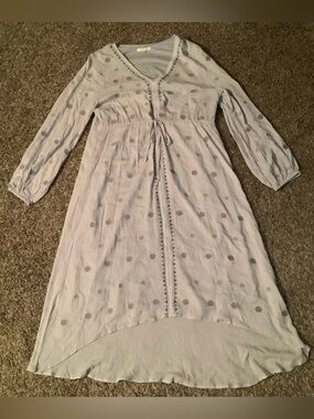 Tea n Rose floral dress, color: gray, size: L